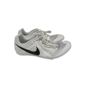 NEW! Nike Men's Zoom Rival Distance Spike Shoes White DC8749-100 Unisex Size 8